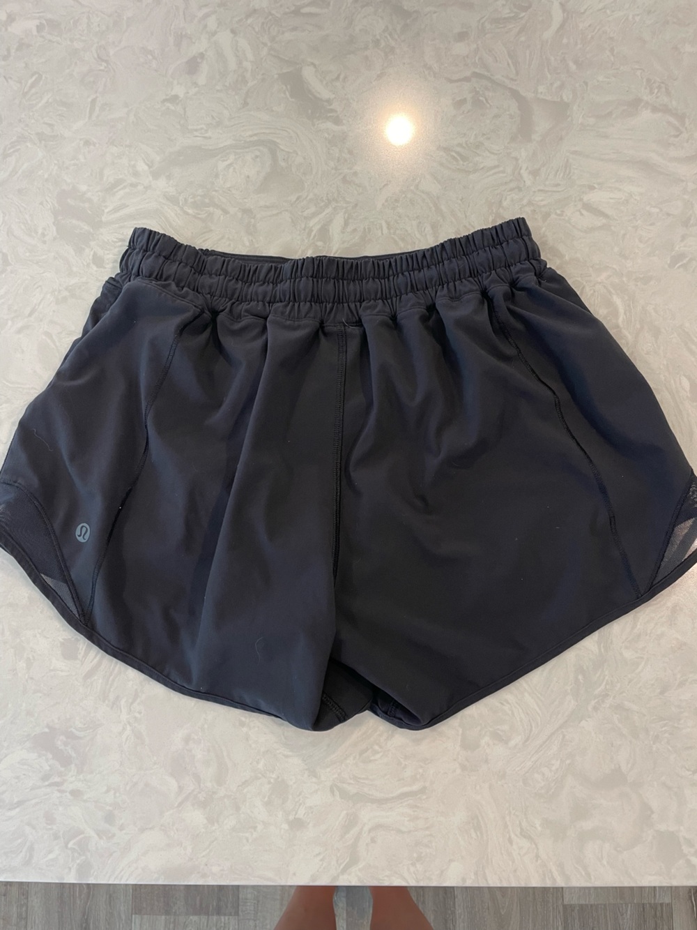 LULULEMON Black Athletic Workout Shorts